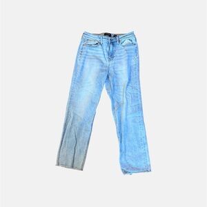 Women's Light Blue Straight-Leg Jeans